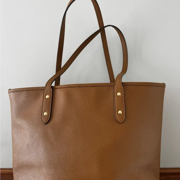 Coach Brown Leather Tote and Wallet Set - Picture 3 of 5